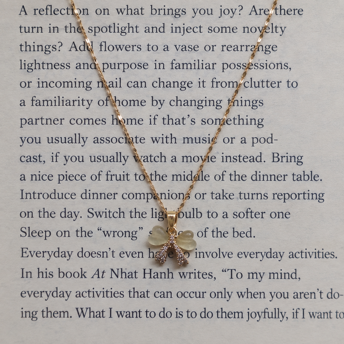 Butterfly Pendant Necklace